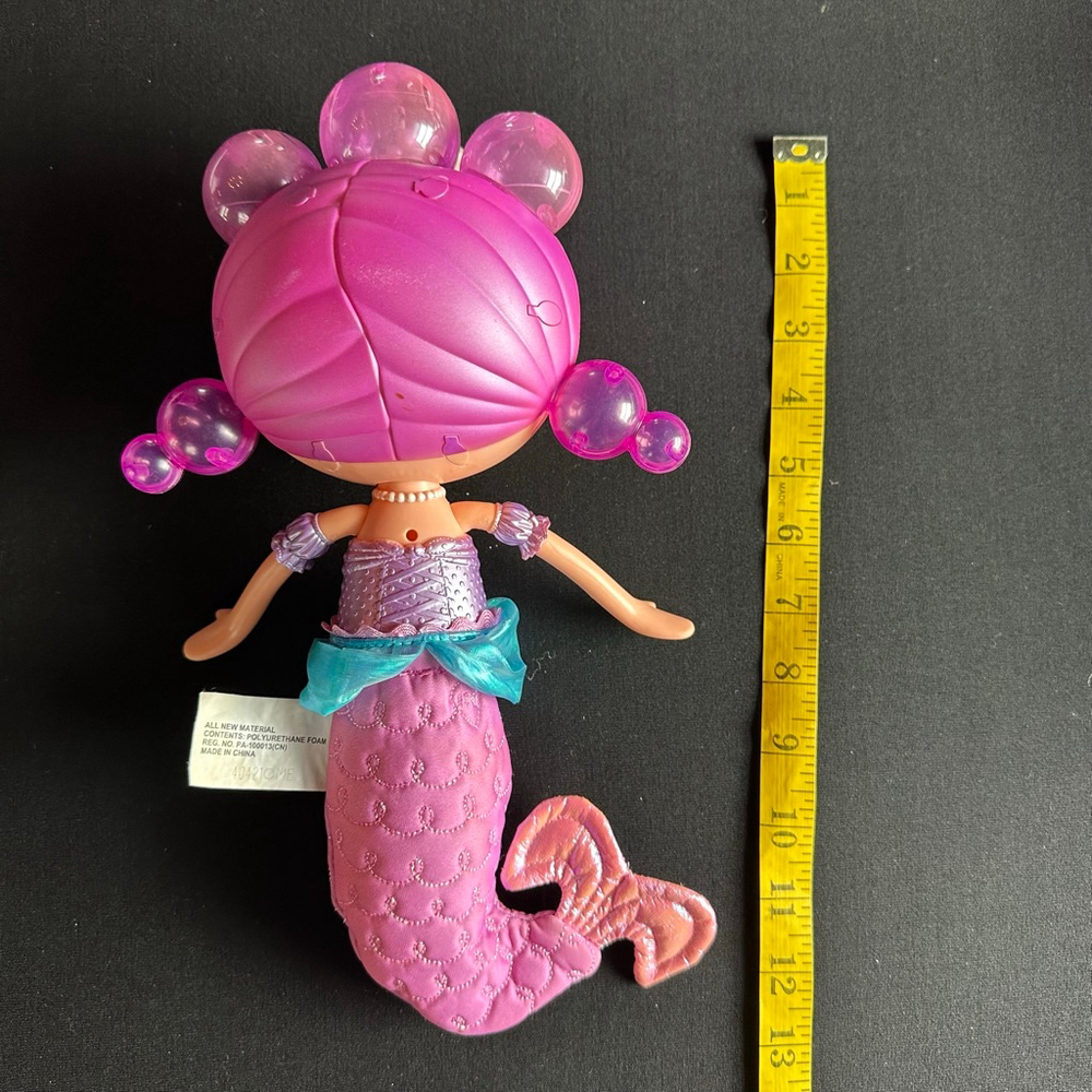 Lalaloopsy Pink Purple Mermaid Bubble Doll - Picture 8 of 9